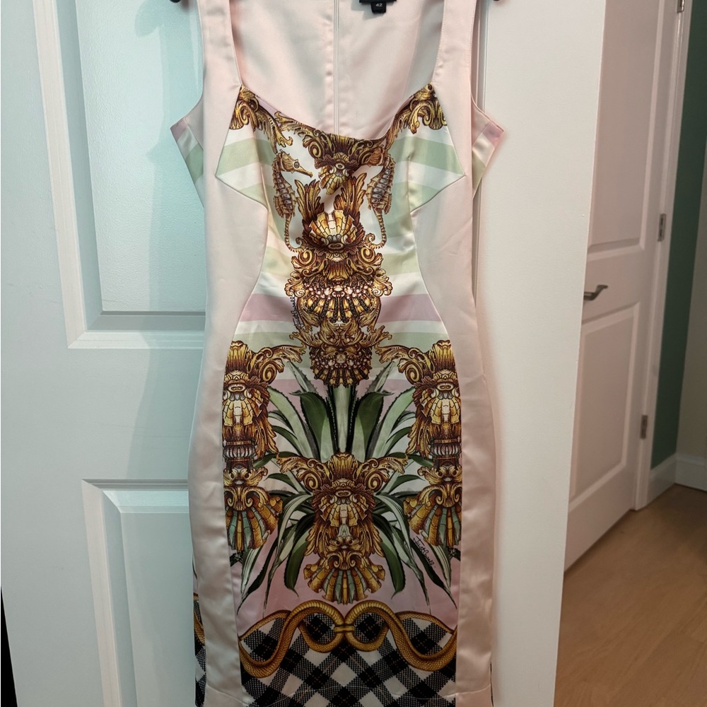 Just Cavali Multicolor Sleeveless Dress Size 42